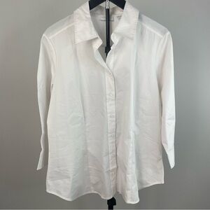 NY&Co Classic White Women's Button-Up Shirt‎ size XL NWT